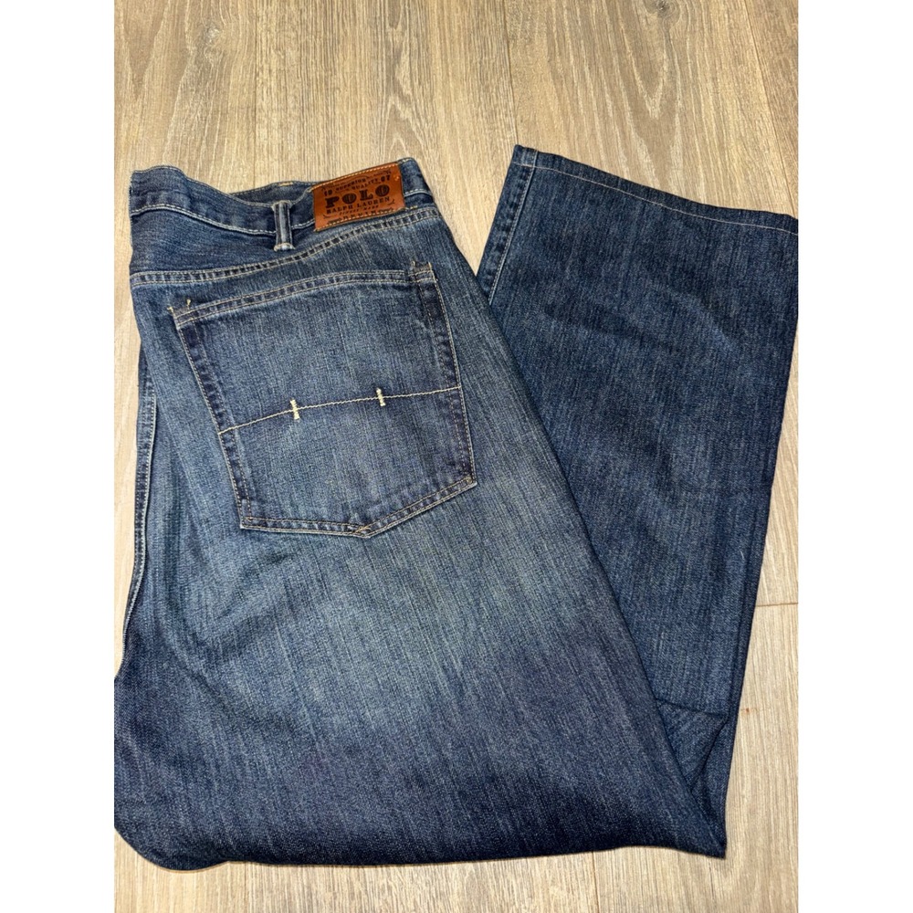 Polo Ralph Lauren 867 Classic Fit Jeans Mens Dark Wash Straight Leg Denim 40x30